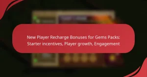 New Player Recharge Bonuses for Gems Packs: Starter incentives, Player growth, Engagement