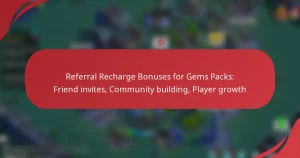 Referral Recharge Bonuses for Gems Packs: Friend invites, Community building, Player growth